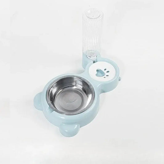 Pet Water Dispenser for Cats and Dogs Automatic Water Storage Pet Food Bowl Food Container with Waterer Pet Supplies
